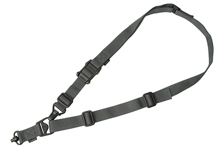 Magpul MAG515GRY MS3 Single QD Sling GEN2 Gray Nylon 48"-60" OAL Adjustable One-Two Point Rifle