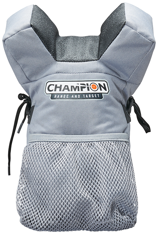 Champion Targets 40895 Rail Rider Shooting Rest Front Bag Gray w/Black Panels