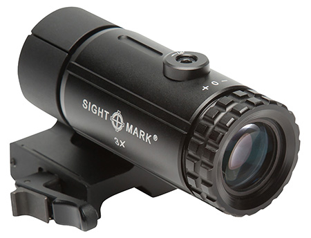 Sightmark SM19063 T-3 Magnifier 3X  with Flip to Side Mount Matte Black 3 x 23mm