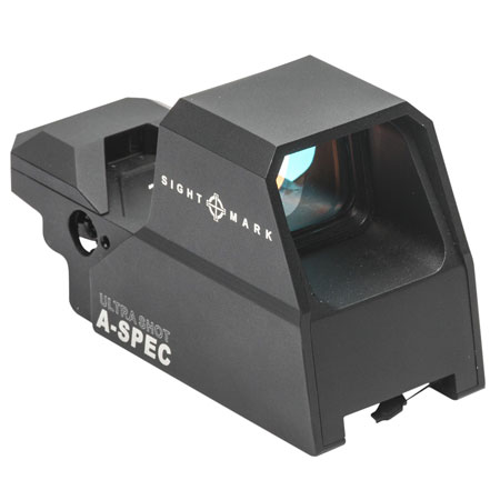 Sightmark SM26032 Ultra Shot A-Spec Open Reflex Sight Matte Black 1 x 33 mm x 24 mm 3 MOA Red Dot/5 MOA Red Dot/50 MOA Circle Multi Reticle