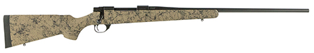 Howa HHS63702 M1500 HS Precision 7mm Rem Mag 3+1 24" Barrel, Black Metal Finish  &  Tan Black Webbed Fixed HS Precision Stock