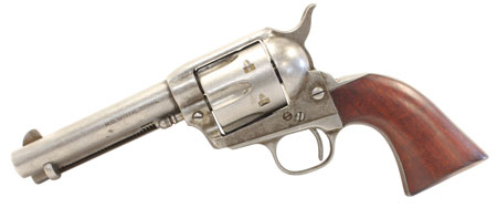 Taylors  &  Company 555136 1873 Cattleman 357 Mag Caliber with 4.75" Barrel, 6rd Capacity Cylinder, Overall Antique Finish Steel  &  Walnut Grip