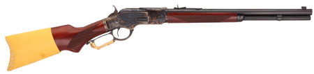 Taylors  &  Company 550202COM 1873 Comanchero 357 Mag Caliber with 10+1 Capacity, 18" Barrel, Color Case Hardened Metal Finish  &  Walnut Fixed Pistol Grip Stock Right Hand (Full Size)