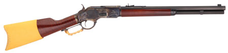 Taylors  &  Company 550172COM 1873 Comanchero 45 Colt (LC) Caliber with 10+1 Capacity, 20" Blued Barrel, Color Case Hardened Metal Finish  &  Walnut Straight Stock Right Hand (Full Size)