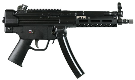 PTR 601 9CT  Pistol 9mm Luger 8.86" 30+1 Black Threaded 1/2 x 28 Top Rail