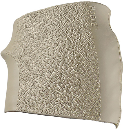 Hogue 18003 HandAll Jr. Grip Sleeve Small Size made of Rubber with Textured Flat Dark Earth Finish  &  Finger Groove for Most 22, 25  &  38 Pistols