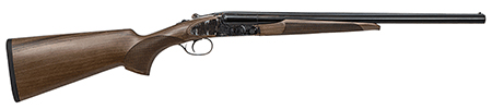 CZ-USA 06417 Sharp-Tail Coach 12 Gauge 3" 2rd 20" Black Hard Chrome Side-by-Side Barrel, Color Case Hardened Metal Finish, Turkish Walnut Stock Includes Fixed Chokes
