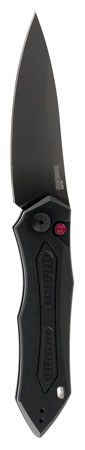 Kershaw 7800BLK Launch 6 3.75" Folding Drop Point Plain Black DLC CPM 154 SS Blade Black Anodized Aluminum Handle Includes Pocket Clip