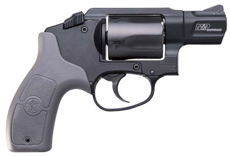 Smith  &  Wesson 103039 M & P Bodyguard J-Frame 38 Special +P 5 Shot 1.88" Matte Black Stainless Steel Barrel, Black PVD Cylinder, Matte Black Aluminum Frame, Gray Polymer Grip, Concealed Hammer