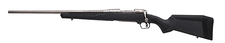 Savage Arms 57170 110 Storm Full Size 6.5 Creedmoor 4+1 22" Matte Button-Rifled Barrel, Matte Drilled  &  Tapped Stainless Steel Receiver, Adj AccuStock Matte Gray Synthetic Stock, Left Hand