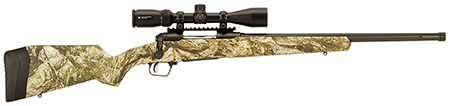 Savage Arms 57360 110 Apex Predator XP 6.5 Creedmoor 4+1 24", Matte Black Metal, Mossy Oak Mountain Country Synthetic Stock, Vortex Crossfire II 4-12x44mm
