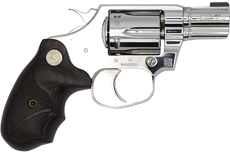 Colt Mfg COBRASS2BB Cobra Bright 38 Special +P 6 Shot 2" Mirror Polished Stainless Steel Barrel, Cylinder Mirror  &  Frame, Black Hogue Rubber w/Finger Grooves Grip
