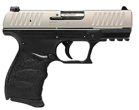 Walther Arms 5082501 CCP M2 380 ACP 8+1 3.54" Stainless Steel Barrel, Serrated Stainless Steel Slide, Black Polymer Frame w/Picatinny Rail, Black Finger Grooved Grip, Firing Pin/Manual Safety