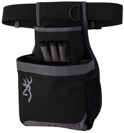 Browning 121062692 Flash Shell Pouch Gray Nylon 1 box Shotgun Belt Mount Adjustable