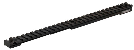 XS Sights RU5000RN GunSite Scout Rifle Scope Mount with Integrated Ghost Ring  Black Anodized 0 MOA