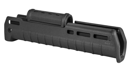 Magpul MAG586-BLK ZHUKOV Handguard made of Polymer with Black Finish  &  11.70" OAL for AK-Platform