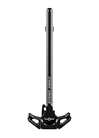 Patriot Ordnance Factory 01543 Strike Eagle Charging Handle AR-10 Black Anodized Aluminum, Ambidextrous