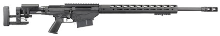 Ruger 18080 Precision  338 Lapua Mag 5+1 26" Heavy Contour Barrel With Magnum Muzzle Brake, Tunable Compensator, Type III Hard Coat Anodized Finish, Ruger Precision MSR Stock, Optics Ready