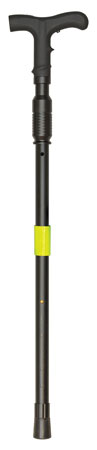 PSP ZAPCOVERTCAN Walking Cane  Black Polymer