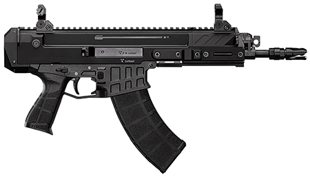 CZ-USA 91450 Bren 2 MS  5.56x45mm NATO 30+1 8.26" Black Cold Hammer Forged Barrel  &  Frame, Black Stippled Polymer Grips Right Hand
