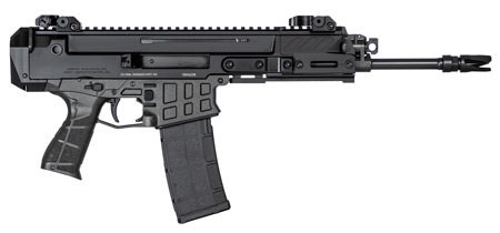 CZ-USA 91451 Bren 2 MS  5.56x45mm NATO 30+1 11.14" Black Cold Hammer Forged Barrel   &  Frame, Black Polymer Grips