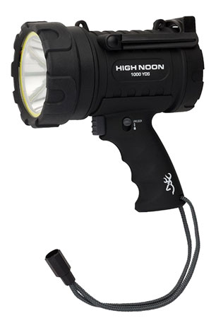 Browning 3717774 High Noon Pro 87/1800 Lumens White LED Cree XM LED Black 1,000 yds