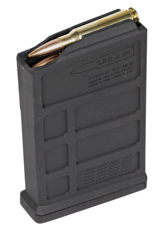 Magpul MAG579BLK PMAG  Black AICS 10rd 6.5 Creedmoor/308 Win/7mm-08 Rem/260 Rem/243 Win/7.62x51mm NATO for Short Bolt Action Rifles
