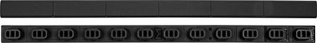 Magpul MAG602-BLK M-LOK Rail Covers Type 1  Black