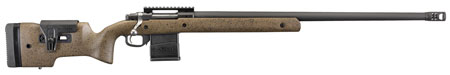 Ruger 47184 Hawkeye Long-Range Target Full Size 6.5 Creedmoor 10+1 26" Matte Black Steel Threaded Barrel, Picatinny Rail Steel Receiver, Black Speckled Brown Adj Comb  &  LOP Laminate Stock