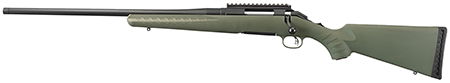 Ruger 26917 American Predator  Full Size 7mm-08 Rem 4+1 22" Matte Black Threaded Barrel, Matte Black Steel Receiver w/Picatinny Rail, Fixed Moss Green Synthetic Stock, Left Hand