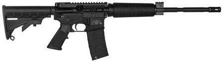 Smith  &  Wesson LE 311003 M & P15 Optic Ready 
Semi-Automatic 223 Remington/5.56 NATO 16" 30+1 6-Position Black Stk Black Armornite