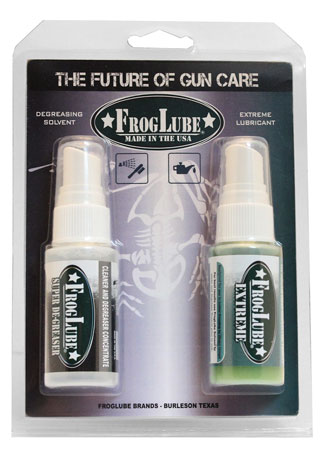 FrogLube 15265 Dual Kit  Cleans, Lubricates, Prevents Rust  &  Corrosion Removes Oil, Grease, Dirt 2 oz Spray Bottle