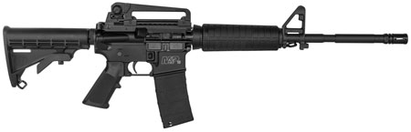 Smith  &  Wesson LE 311000 M & P15 with Carry Handle 
Semi-Automatic 223 Remington/5.56 NATO 16" 30+1 6-Position Black Stk Black
