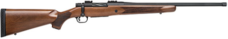 Mossberg 28043 Patriot  Full Size 450 Bushmaster 4+1 20" Matte Blued Fluted Threaded Barrel, Drilled  &  Tapped Matte Blued Stainless Steel Receiver, Walnut Fixed Stock, Right Hand