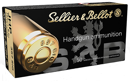 Sellier  &  Bellot SB357SIGB Handgun  357Sig 124gr Jacketed Hollow Point 50 Per Box/20 Case