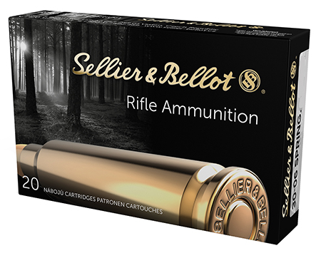 Sellier  &  Bellot SB3006F Rifle  30-06Springfield 147gr Full Metal Jacket 20 Per Box/20 Case