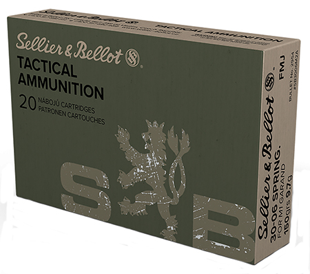Sellier  &  Bellot SB3006M2 Rifle  30-06Springfield 150gr Full Metal Jacket 20 Per Box/20 Case