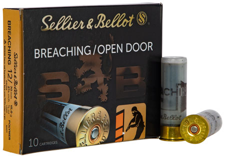 Sellier  &  Bellot SB12BR Breaching  12Gauge 2.75" 1/2oz 10 Per Box/25 Case