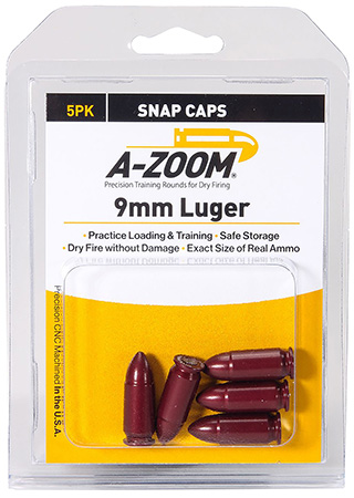 A-Zoom 15116 Pistol Pistol 9mm Luger 5Pack