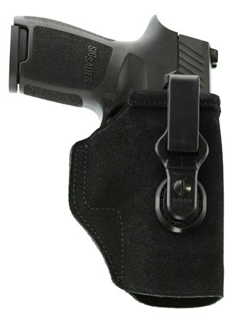 Galco TUC652B Tuck-N-Go 2.0 IWB Black Leather UniClip Fits S&W M & P Shield Fits S&W M & P Shield Plus Fits S&W M & P Shield 2.0 Right Hand