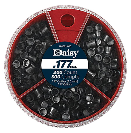 Daisy 987781406 Dial-A-Pellet Premium 177 Lead Flat Nose Pointed Hollow Point 300/Tin