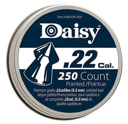 Daisy 997922512 PrecisionMax Premium 22 Lead Pointed Field Pellet 250/Tin