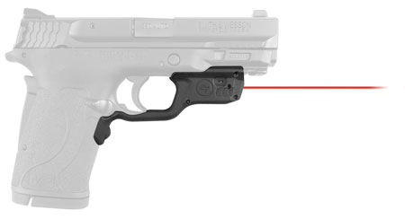 Crimson Trace 0198701 Laserguard  Fits S&W M & P 22/380EZ Shield/9EZ Shield, Red Laser Black Polymer