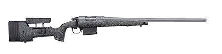 Bergara Rifles BPR20300PRCM Premier HMR Pro 300 PRC 5+1 26" Threaded Barrel, Tactical Gray Cerakote, Black with Gray Fleck Stock