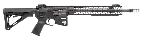 Spikes STR5620M2R Rare Breed Crusader  5.56x45mm NATO 14.50" No Magazine Black Hard Coat Anodized Adjustable Magpul CTR Stock