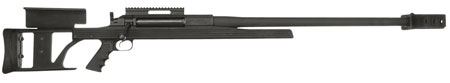 ArmaLite 50A1BGGG AR-50  50 BMG 1rd 30" Black Phosphate Heavy Barrel, Black Hard Coat Anodized Receiver, Black V-Shaped Stock, Optics Ready
