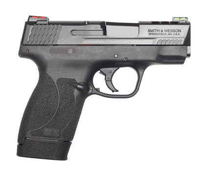 Smith  &  Wesson 12473 Performance Center M & P Shield M2.0 45 ACP 3.30" 6+1,7+1 Matte Black Black Armornite Stainless Steel Slide Black Polymer Grip (No Manual)