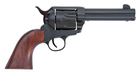Traditions SAT7322053 1873 Rawhide 22 LR Caliber with 4.75" Barrel, 6rd Capacity Cylinder, Overall Blued Finish Steel  &  Walnut Grip