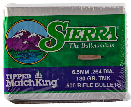 Sierra 7430C Tipped MatchKing  264Cal 130gr Tipped MatchKing 500/Box
