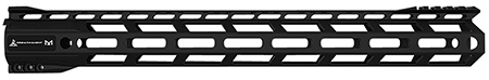 Rise Armament RA905150BLK RA-905 Handguard 15" 6061-T6 Aluminum Black Anodized with M-LOK  &  Picatinny Rail for AR-15
